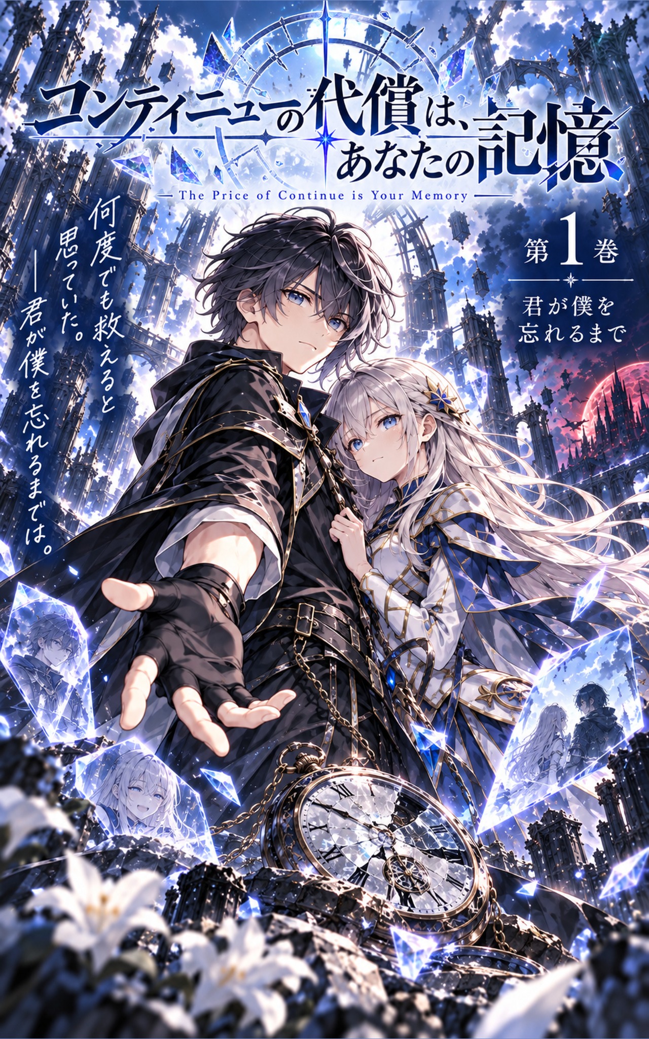 コンティニューの代償は、あなたの記憶 第1巻『君が僕を忘れるまで』正式表紙